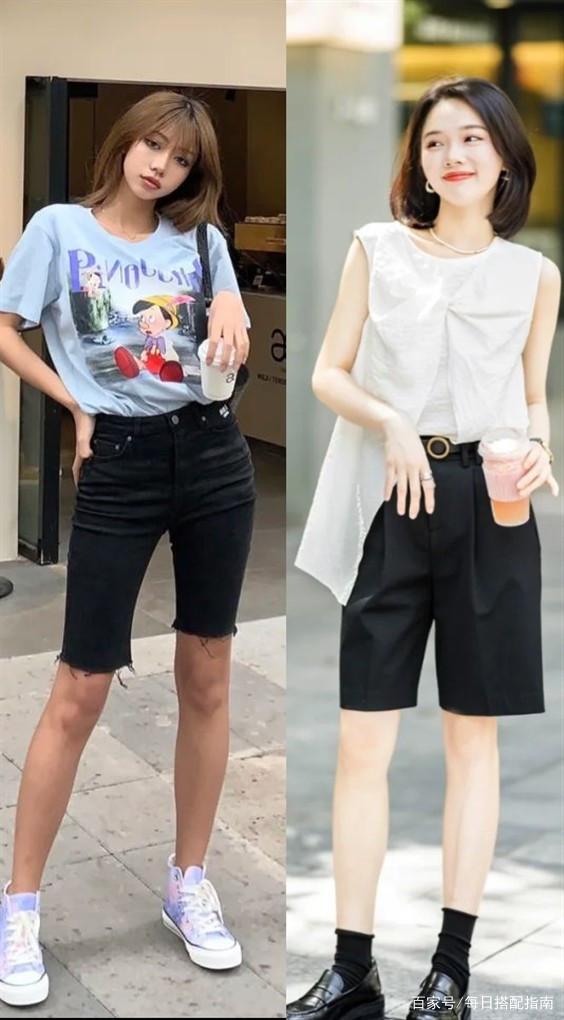 夏天不一定穿裙子才好看，瞧今夏流行的“中裤”，洋气、显瘦又时髦，比穿裙子好看百倍。