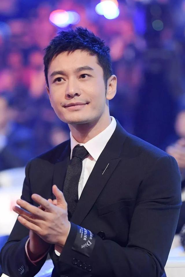 42岁黄晓明热衷这4款发型，演绎不同帅气风格！