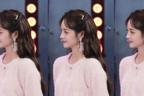 主打甜美可爱的女生长头发图 一定变温柔的卷烫头发造型