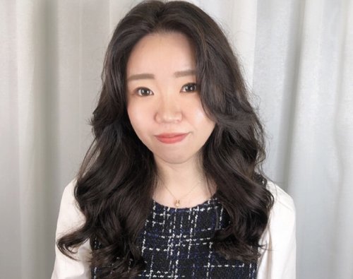 有点碎发的长刘海拯救高发际线女生 额头变矮做个最美女生中长发