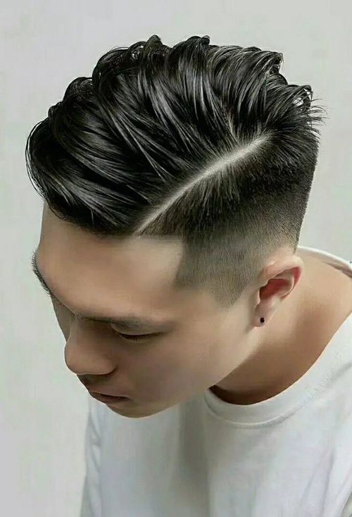 男生头发分线怎么弄帅气 百变十足男人范的偏分短发