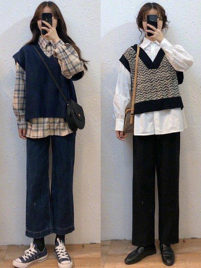 毛衣配啥裤子好看