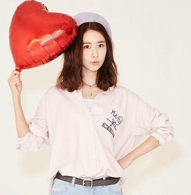 脑门宽女生适合的韩式中短发发型发色图片