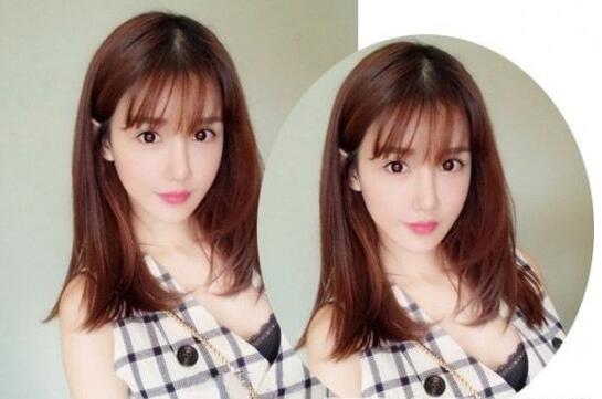今年流行的中长直发小清新女