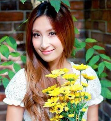 颧骨高女生适合的长卷发