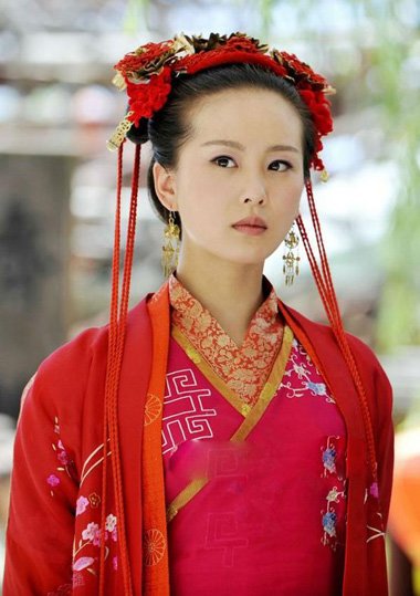 刘诗诗古代发际线图片 显露出发际线发型