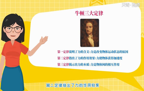牛顿三大定律 牛顿三大定律指的什么 