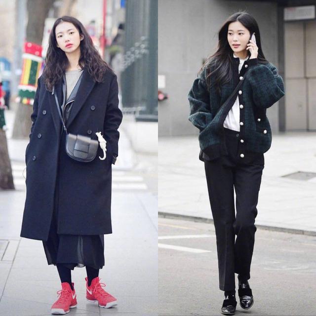 女生穿黑色衣服