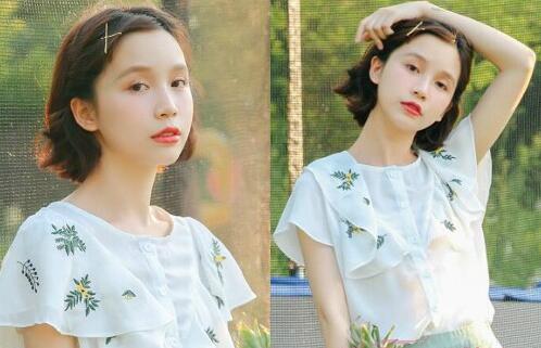 夏天女生流行的韩式中短发发型