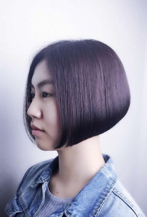 瓜子脸女生适合的发型 女学生剪出的短发大全