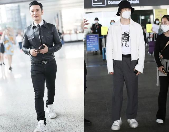 42岁黄晓明打造青春文艺范，阔腿裤+运动鞋，造型高级显品位