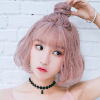 暑假来袭夏日女生丸子头 00后美少女大爱的丸子头