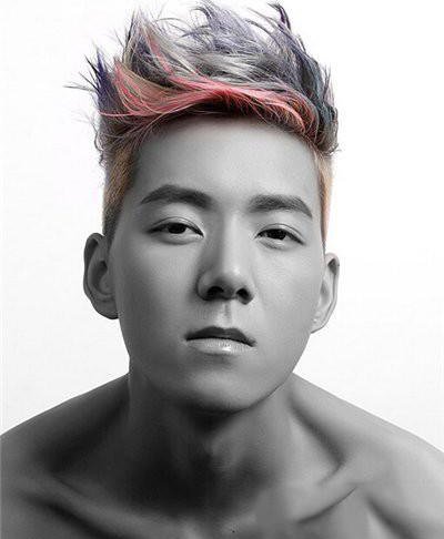 短发向后梳的男生发型 男生刘海往后梳的帅气发型图片