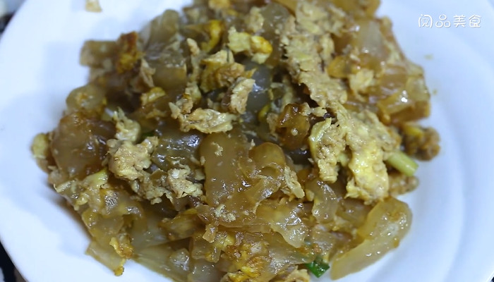 粉皮炒鸡蛋的做法 粉皮炒鸡蛋怎么做 
