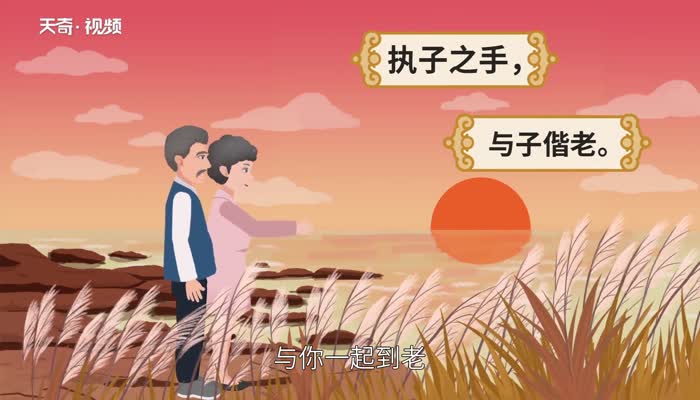 执子之手与子偕老是什么意思 执子之手与子偕老的意思 