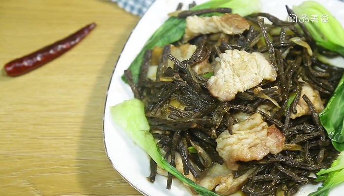 猪肉炒豆角干的做法 猪肉炒豆角干怎么做 