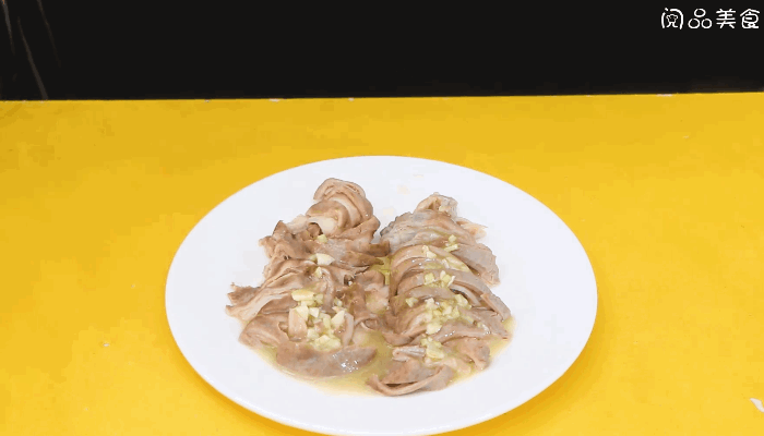  芥末白肚的做法，  芥末白肚怎么做 
