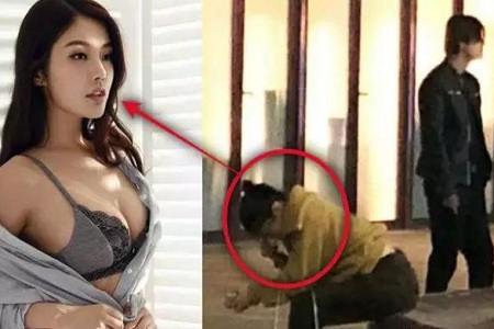 徐冬冬内地第一美胸，被爆男友出轨女助理路边痛哭
