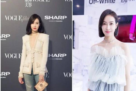 古力娜扎油头狗啃短发，野生眉大眼睛刚柔并济Cool Girl姿态