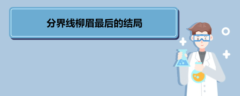 分界线柳眉最后的结局 《分界线》简介 