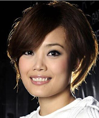 香港艺人容祖儿短发造型 如何利用短发演艺时尚活泼味道