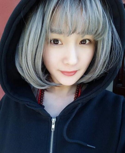 行走的时尚杨幂最喜欢的发型发色合集