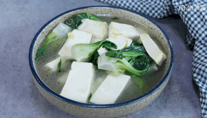 小白菜炖豆腐的做法  小白菜炖豆腐怎么做 