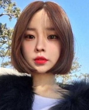 适合圆脸女生内扣短发  显瘦效果很明显