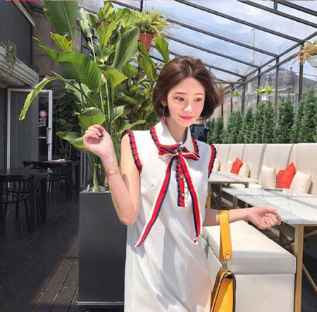 韩式中分短发 为你打造轻熟知性风