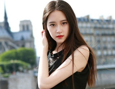 女生长发直发发型 颜值杀器发型