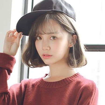 女生短发内扣发型 发尾内扣更时髦