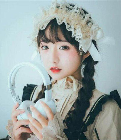 学生麻花辫发型 文艺双马尾编发