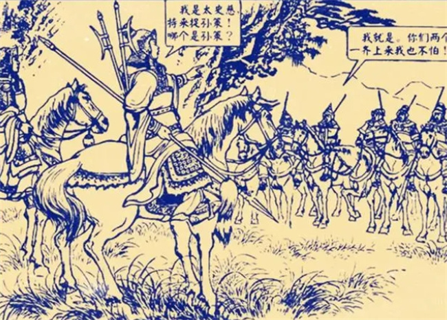 许褚一人大战东吴两大猛将，三十合战平，许褚比此二人高几个级别 