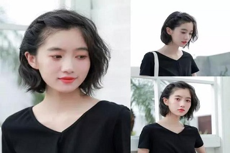 适合圆脸女生的发型，显瘦又时尚大气