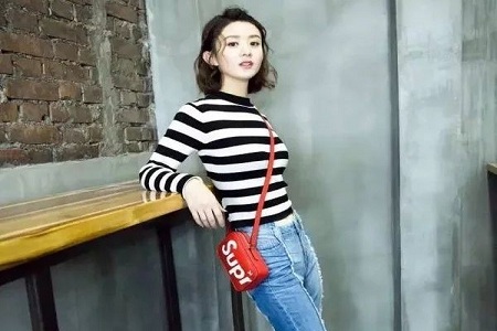 赵丽颖小卷毛发型，无比惊艳又时髦