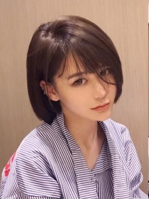 时尚露耳短发发型女 清爽又减龄