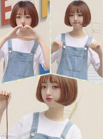韩版最新可爱女生卷发发型大全