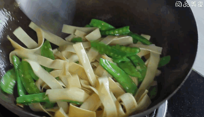 荷兰豆炒千张的做法，荷兰豆炒千张怎么做 