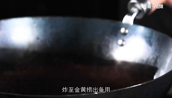 嫩藕炒鸡丁怎么做 嫩藕炒鸡丁的做法 