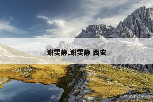 谢雯静,谢雯静 西安