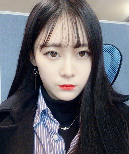 女生空气刘海 为你大展韩式甜美范儿