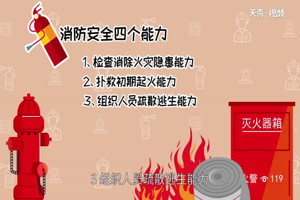 消防安全四个能力  消防安全四个能力有哪些 
