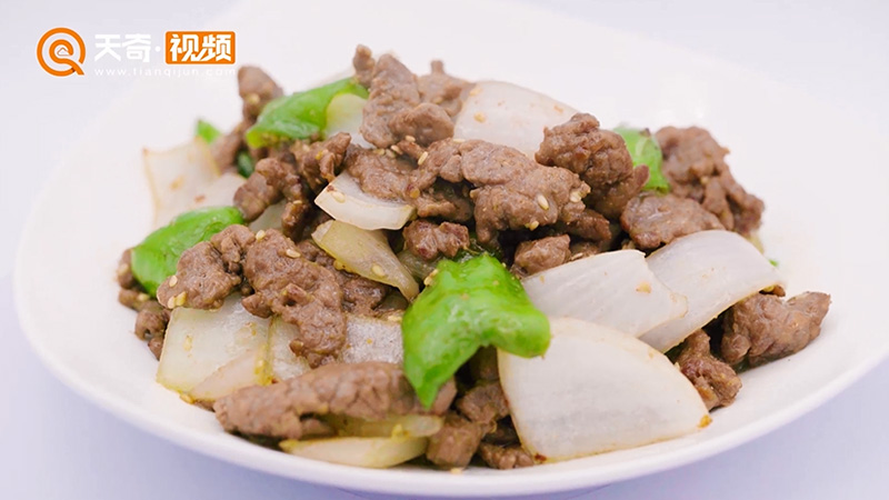 孜然牛肉的做法 