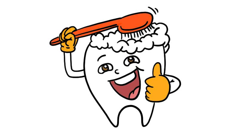 刷牙好习惯简笔画 
