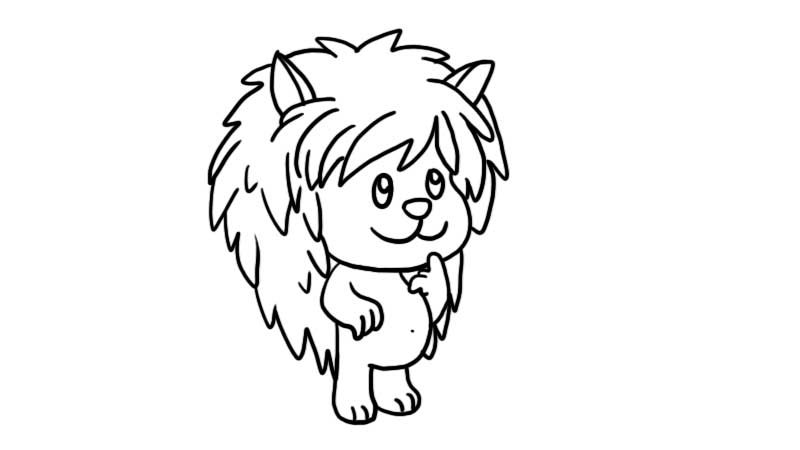 刺猬简笔画怎么画 