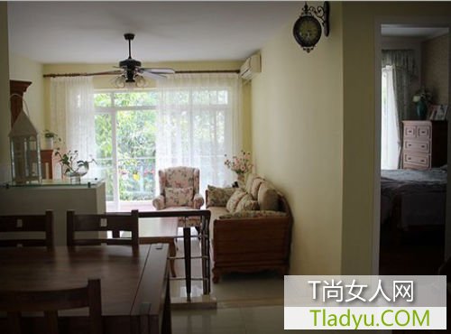 小屋慢生活 田园小户型装修效果图