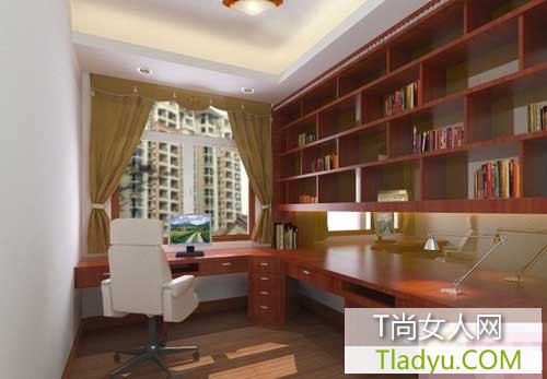 休闲的读书时光 12款书房装修效果图