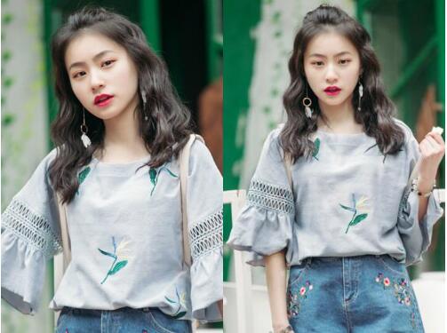 女生中长发无刘海适合的脸型 让你越发魅力