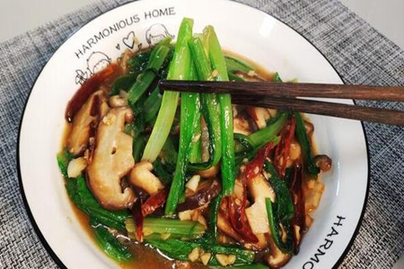 油麦菜怎么做好吃，香菇油麦的做法简单美味