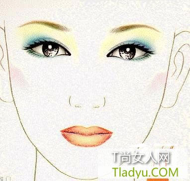 普通眼影色彩打造不同妆容感觉